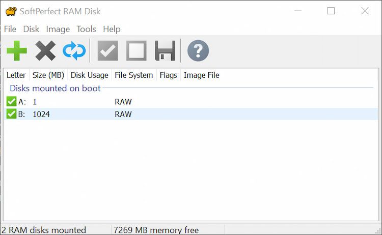 SoftPerfect RAM Disk Tool Overview