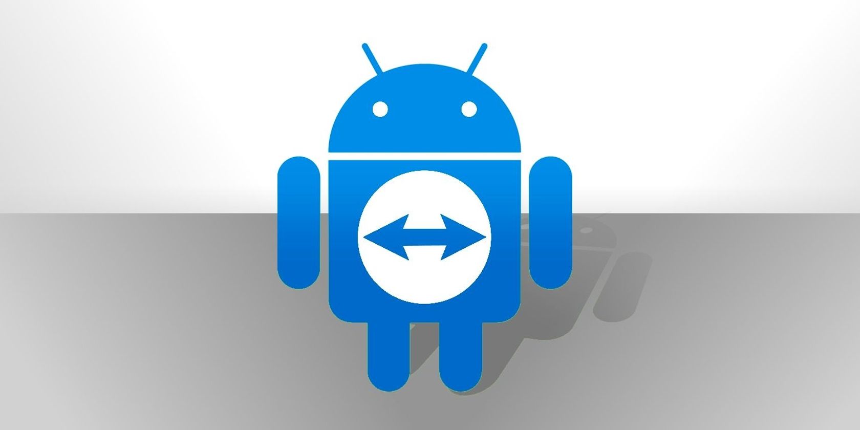 TeamViewer logo on Android bot.