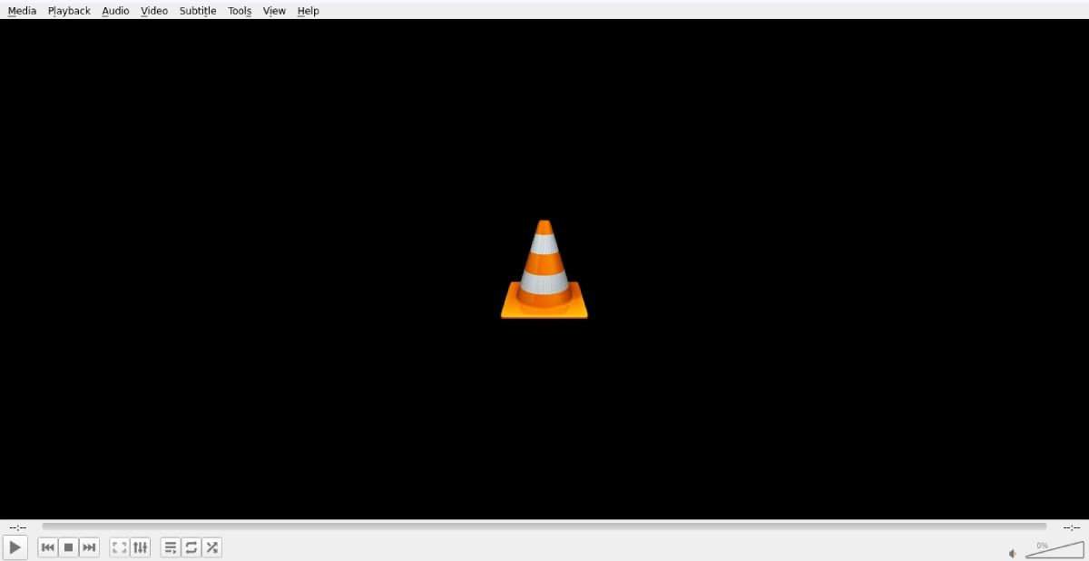 VLC Player - صفحه اصلی