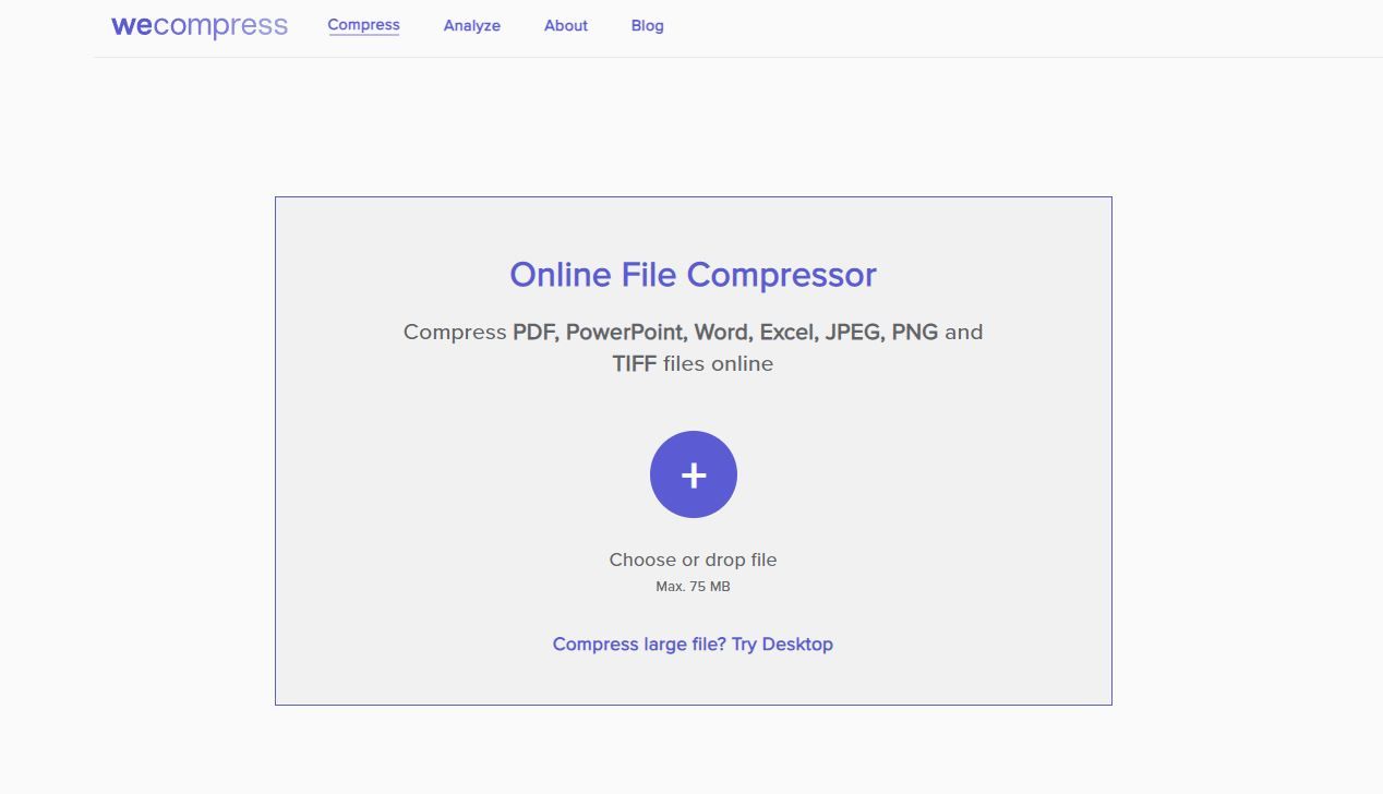 Pdf compressor store large files