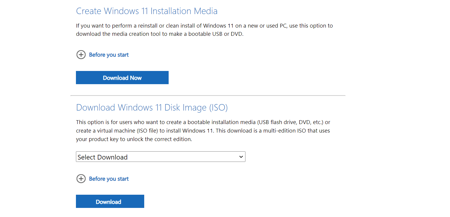 Windows 11 ISO-and Installation Media
