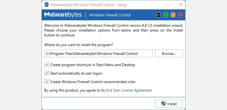 Windows Firewall Control Installation
