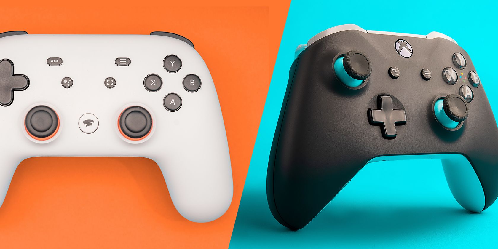 Xbox and Stadia controller