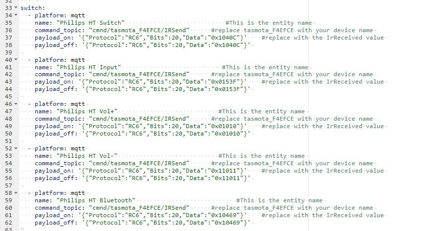 سوئیچ mqtt را به پیکربندی yaml اضافه کنید
