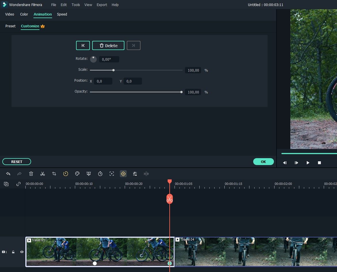 add-second-keyframe-filmora