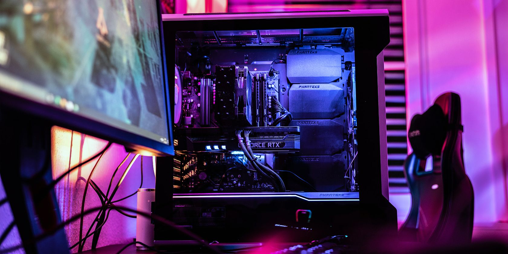 assembled and custom-built gaming PC