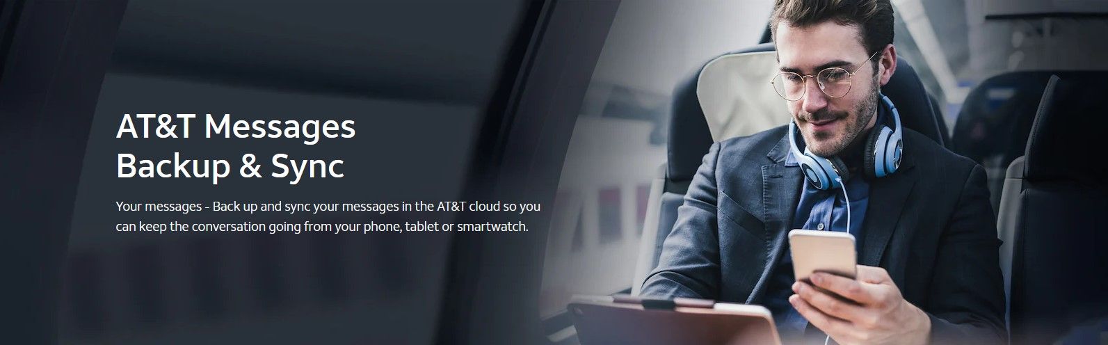Banner image from AT&T Messages website