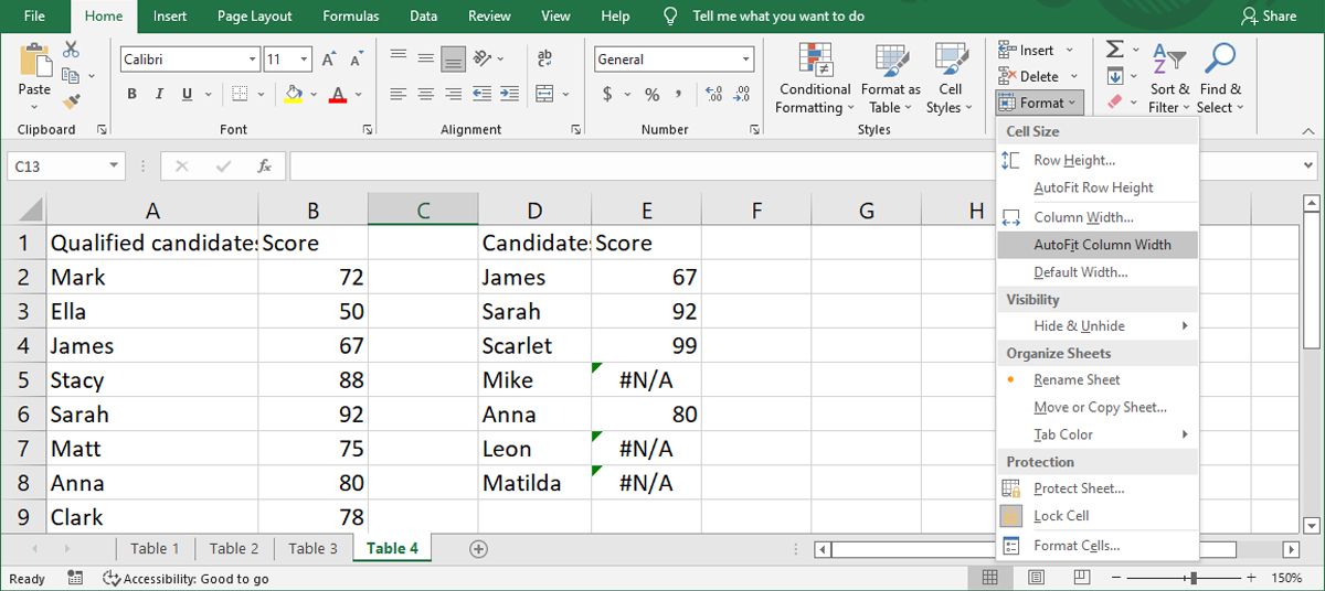 How to Autofit in Excel and Format Your Data