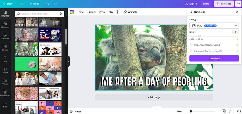 Canva Meme Generator