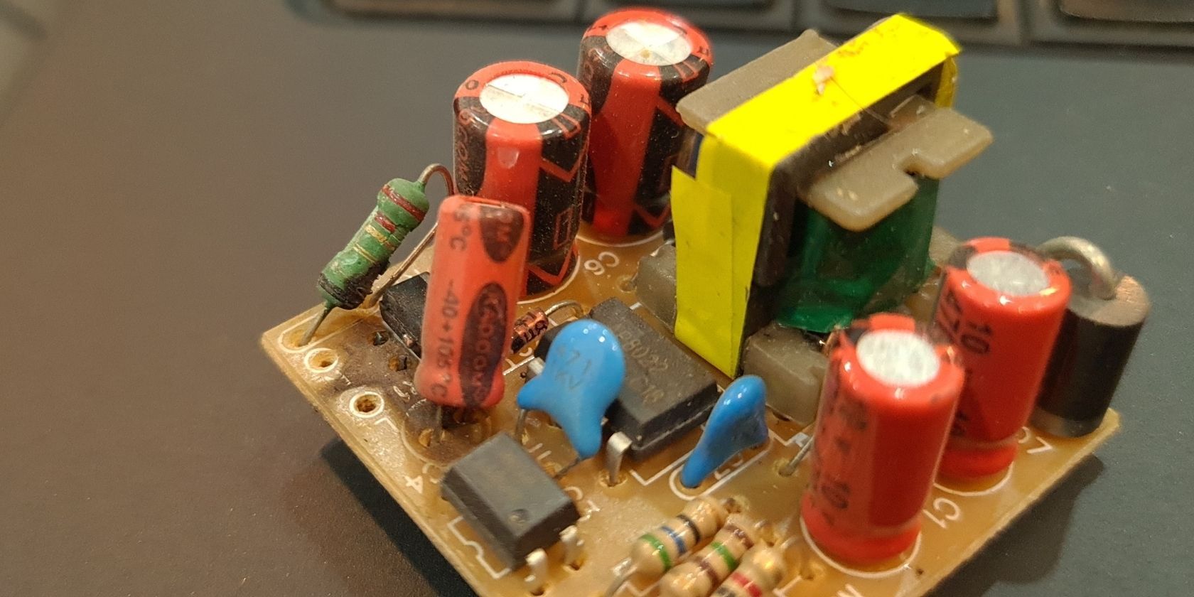 Charred or burnt resistor in power supply SMPS circuit