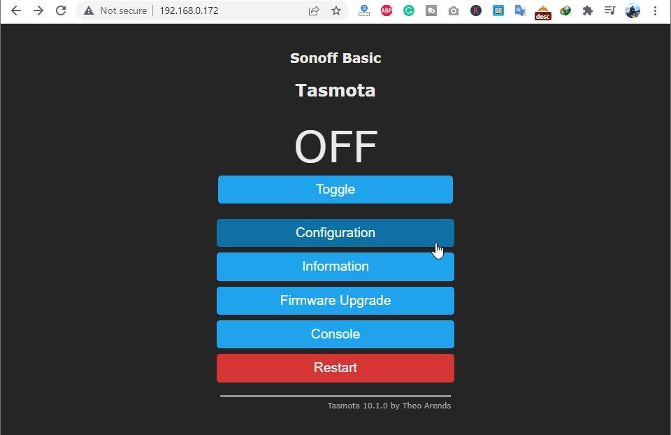 برای تنظیم سفارشی ir blaster به تنظیمات بروید