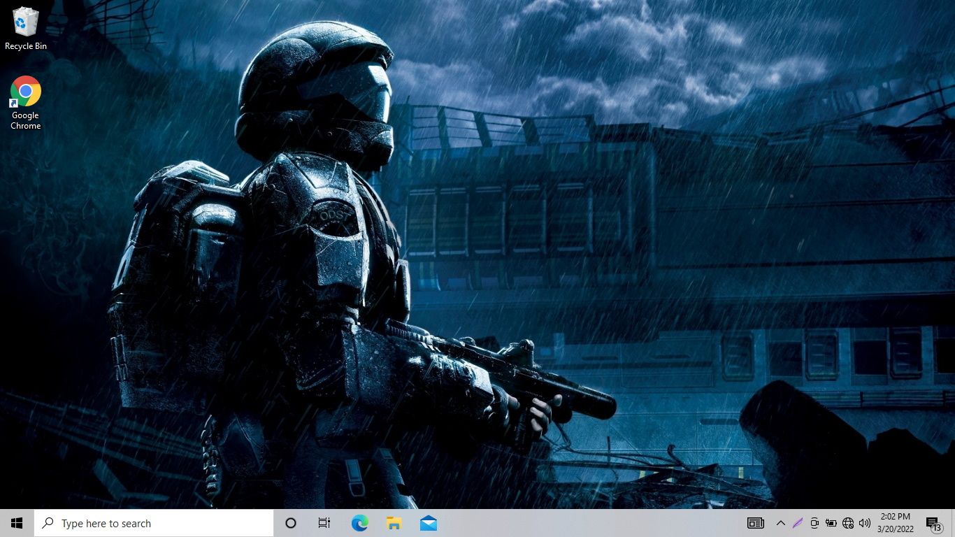 Halo Windows 10 theme.