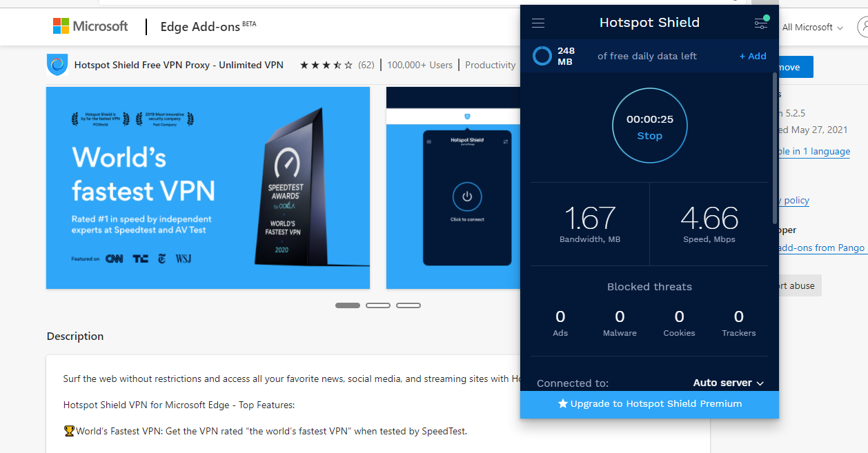 anchorfree hotspot shield vpn have kill switch