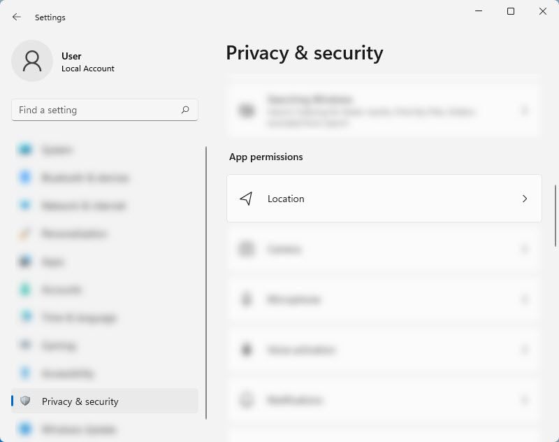 location privacy and security