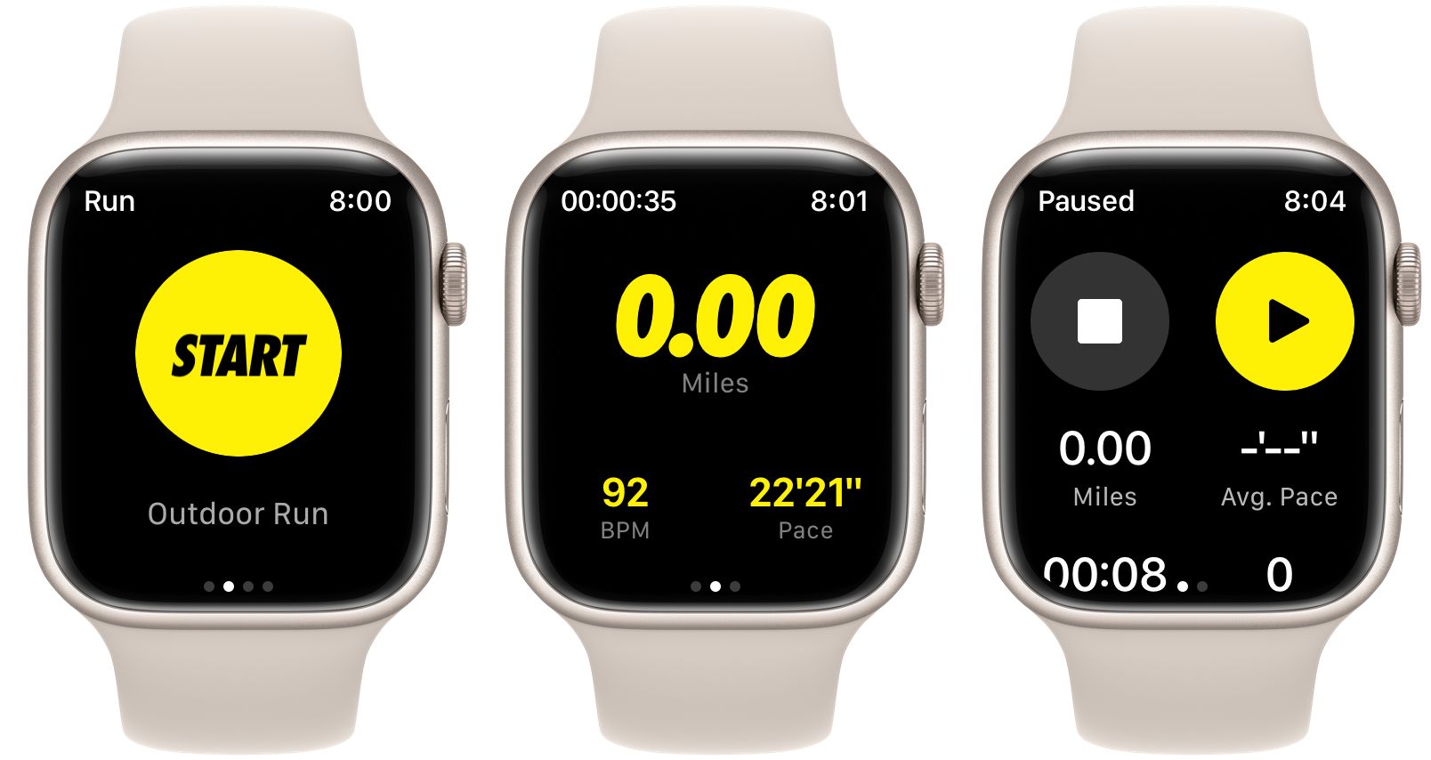 Nike run club discount apple watch twilight mode