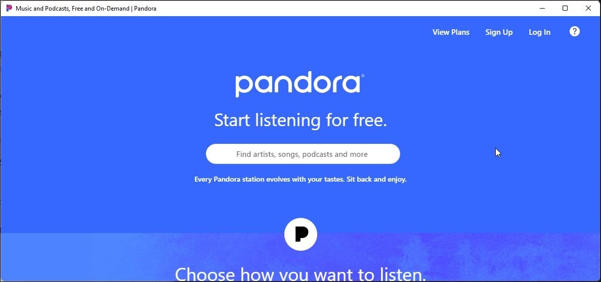 how to download pandora music to windows 10 PC for free