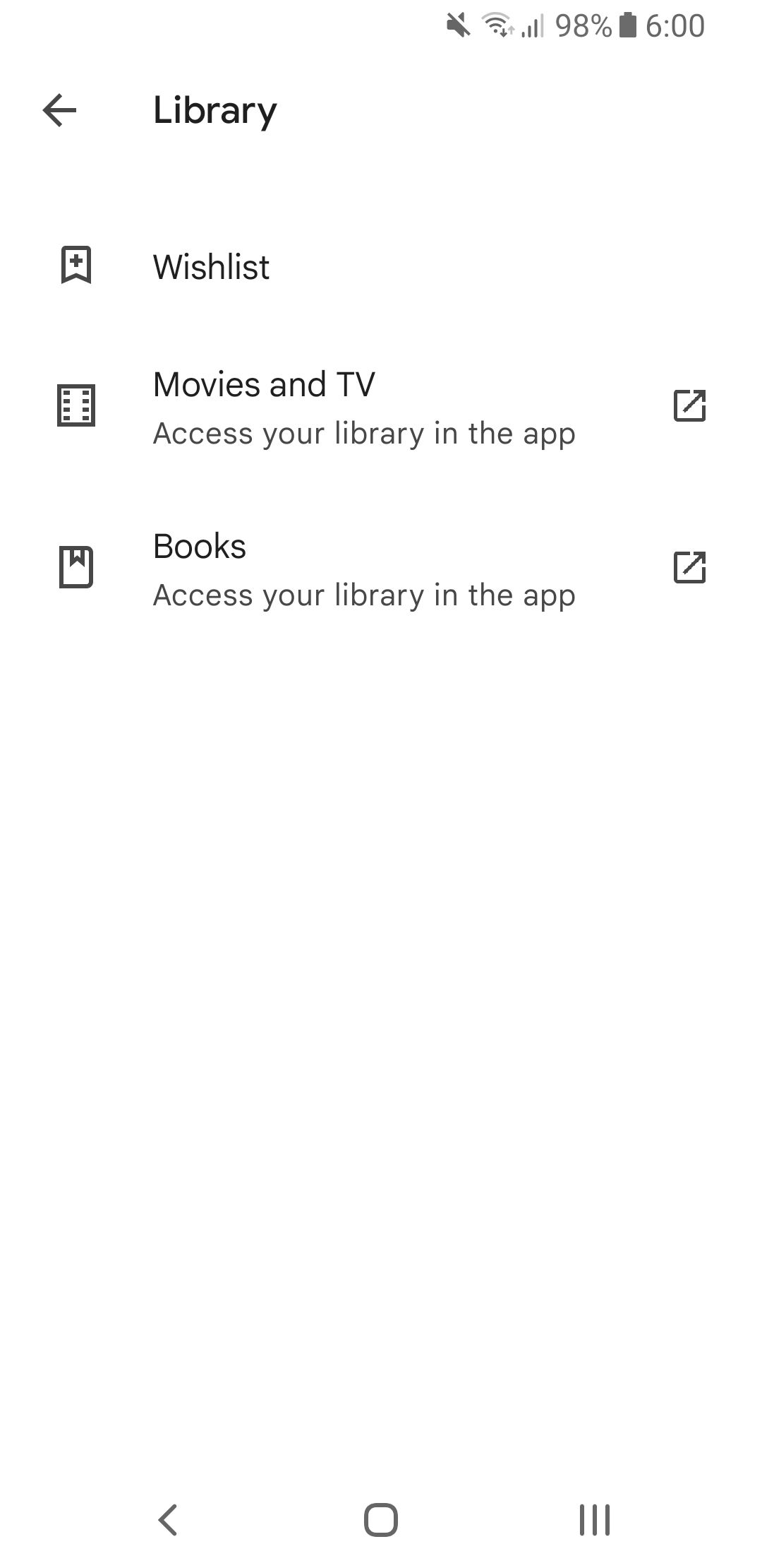 play store library