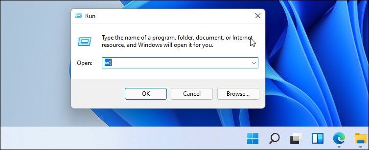 Running the Windows terminal