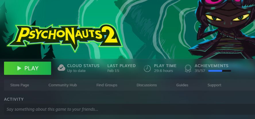 steam cloud status in library