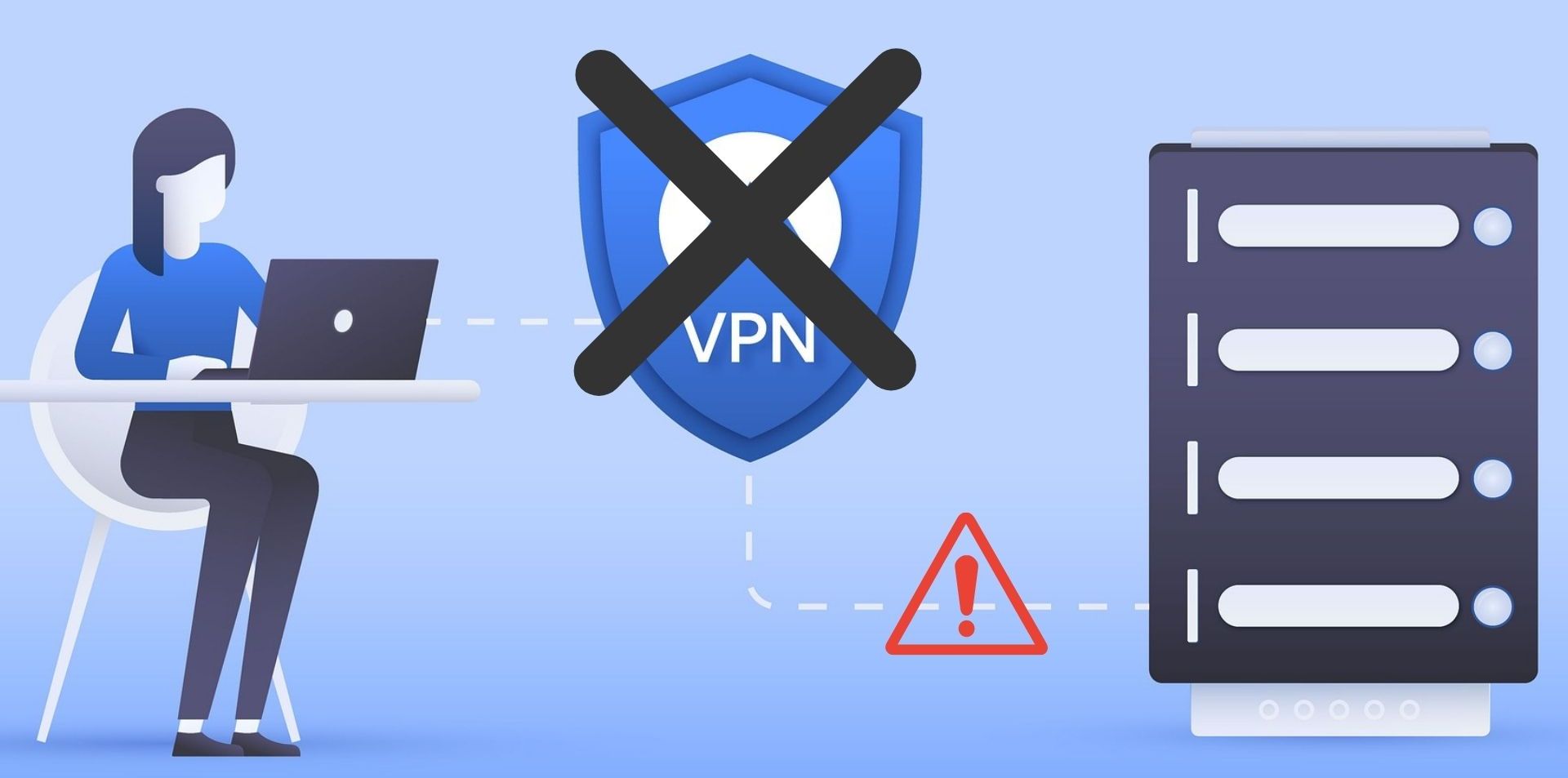 vpn نمودار غیرفعال شده