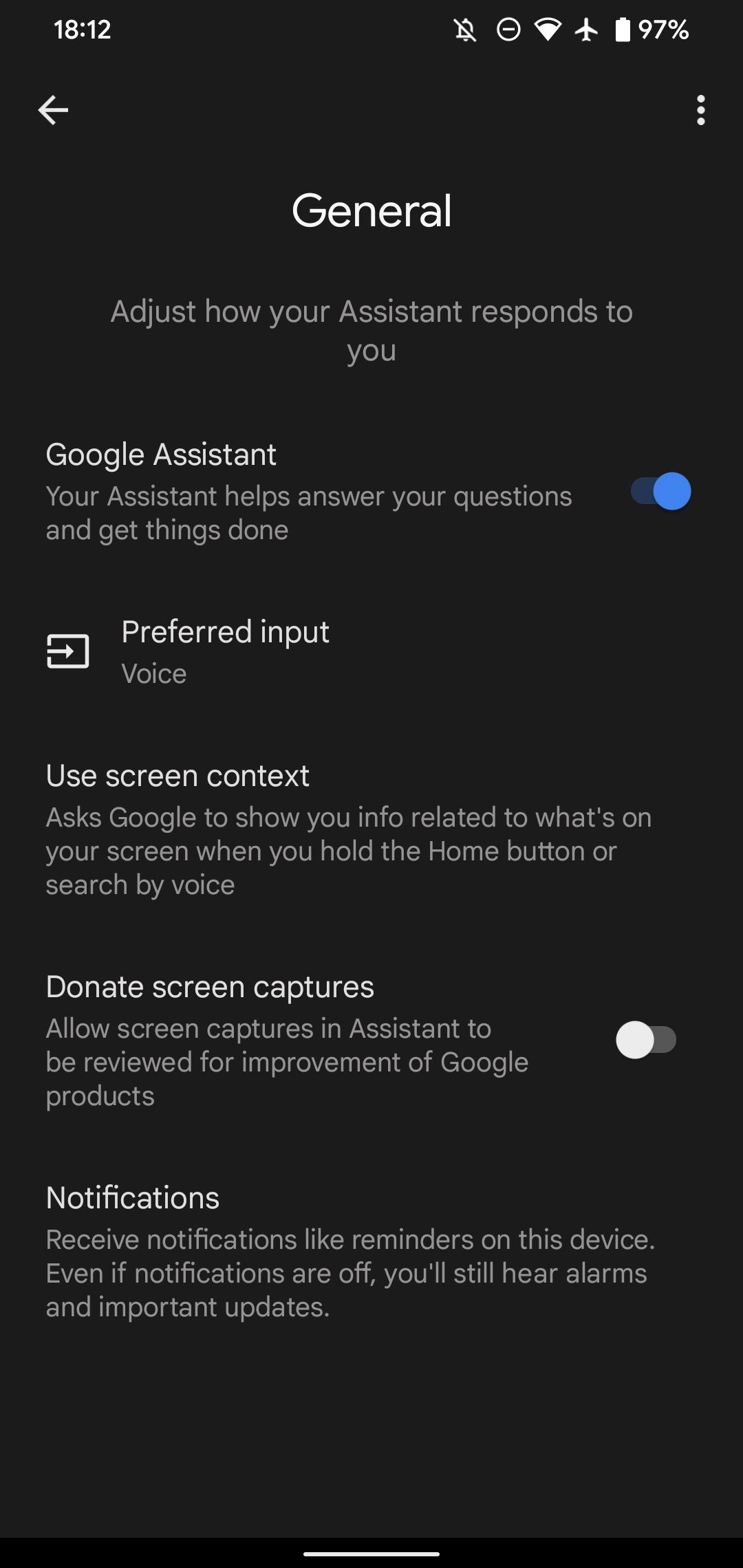 Google Assistant Turn Off Android 12