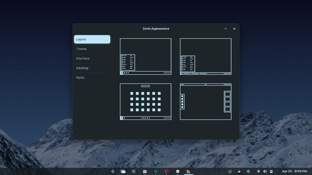 Ability to Customize the Appearance of Zorin OS
