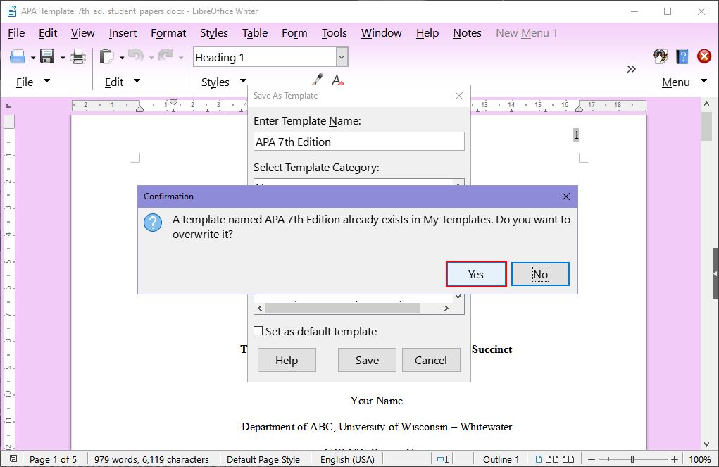 افزودن-یک-سبک-از دست رفته-به-فایل-الگو-در-LibreOffice-Writer-1