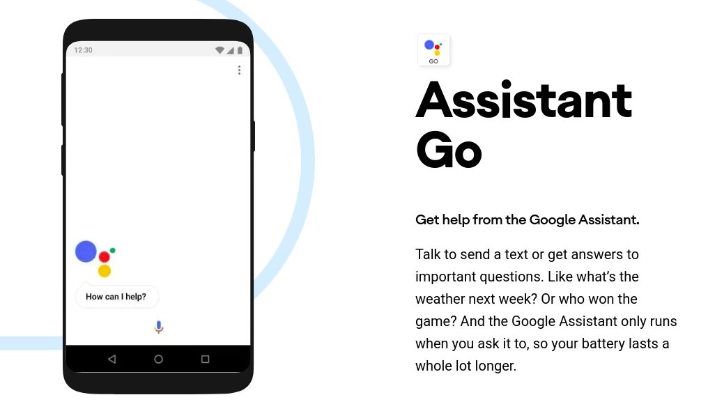 Android.com - Google Assistant Go