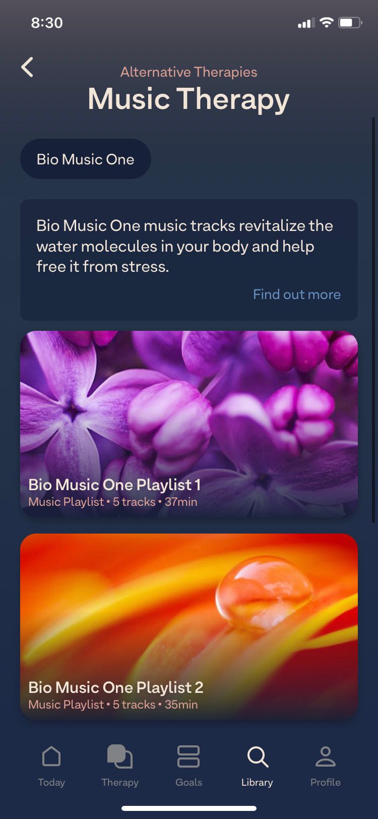 Breethe App Music Therapy
