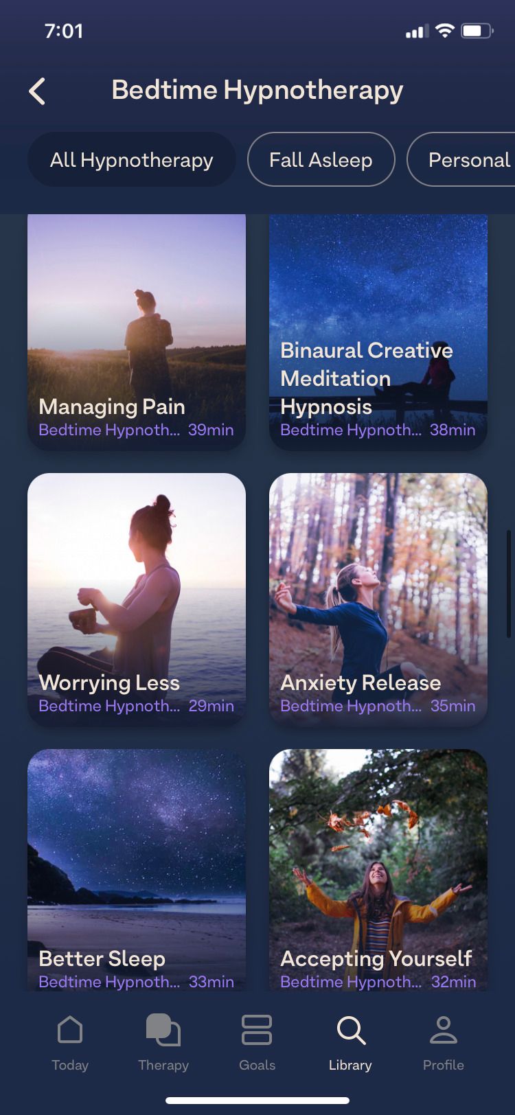 Breethe App managing pain hypnotherapy