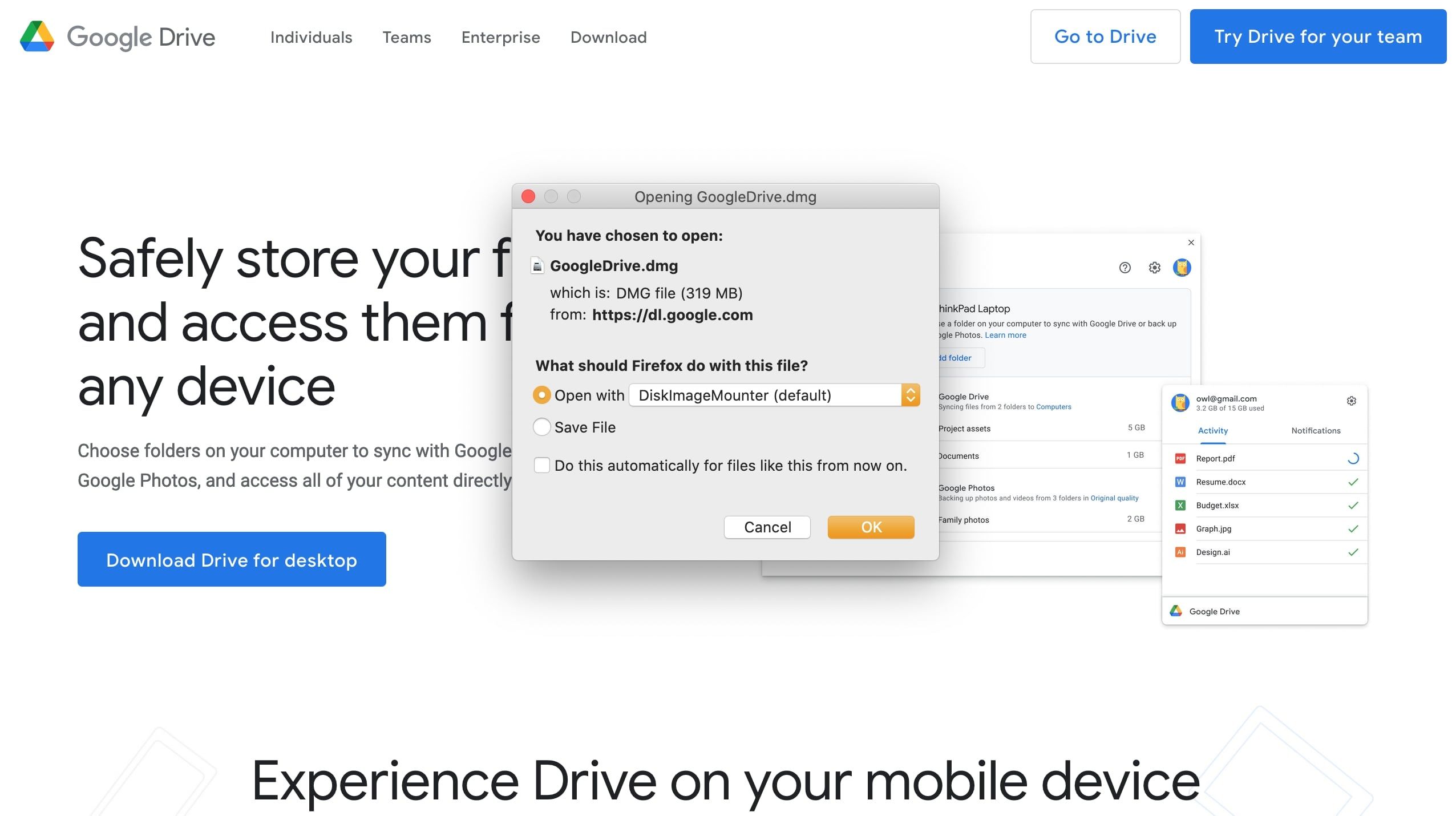 download drive for desktop mac