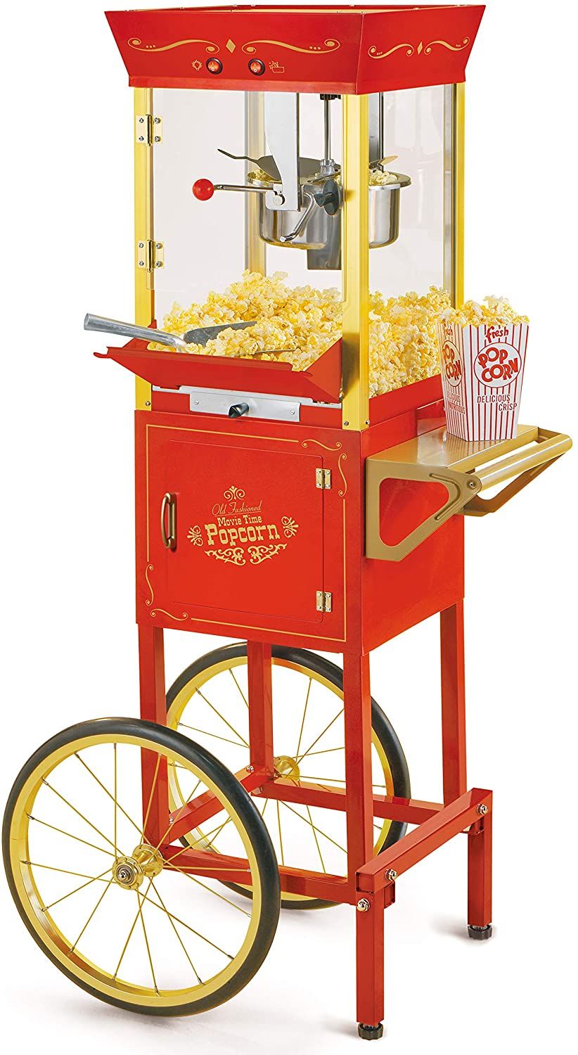 Nostalgia concession popcorn cart