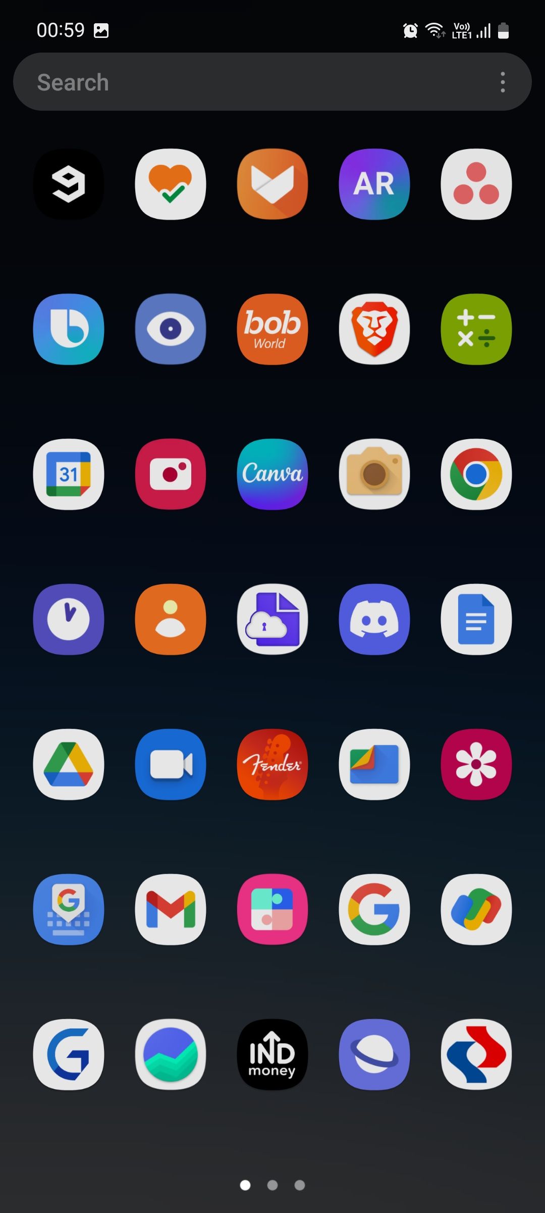 Samsung Good Lock Home Up Apps screen