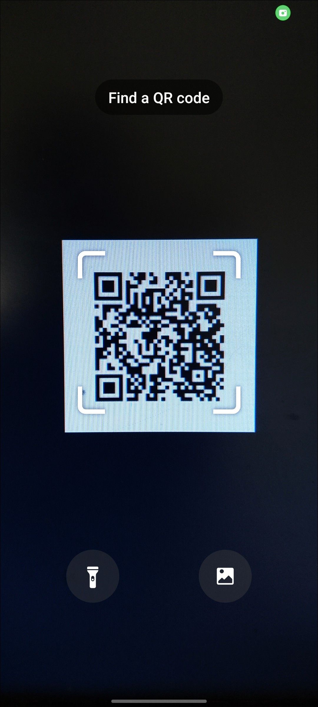 Samsung scan QR code via camera