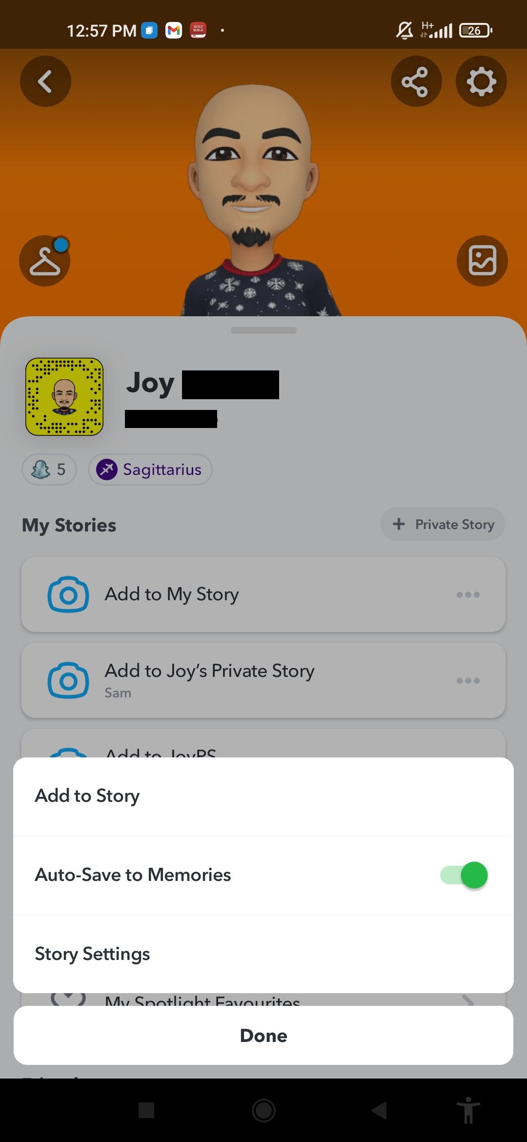 Snapchat Private Story Add Story