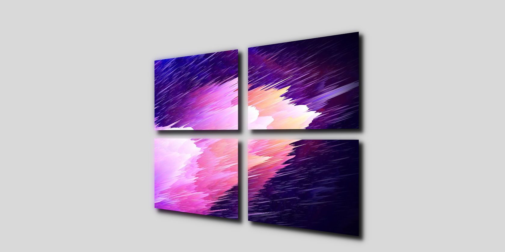 Windows icon with graphic purple and pink design