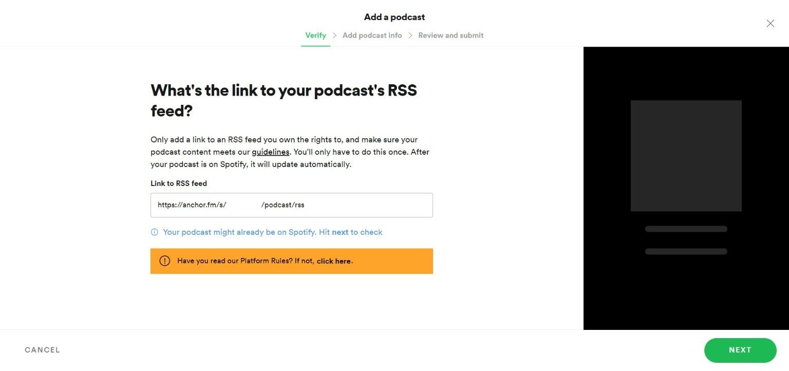 Adding link to RSS feed