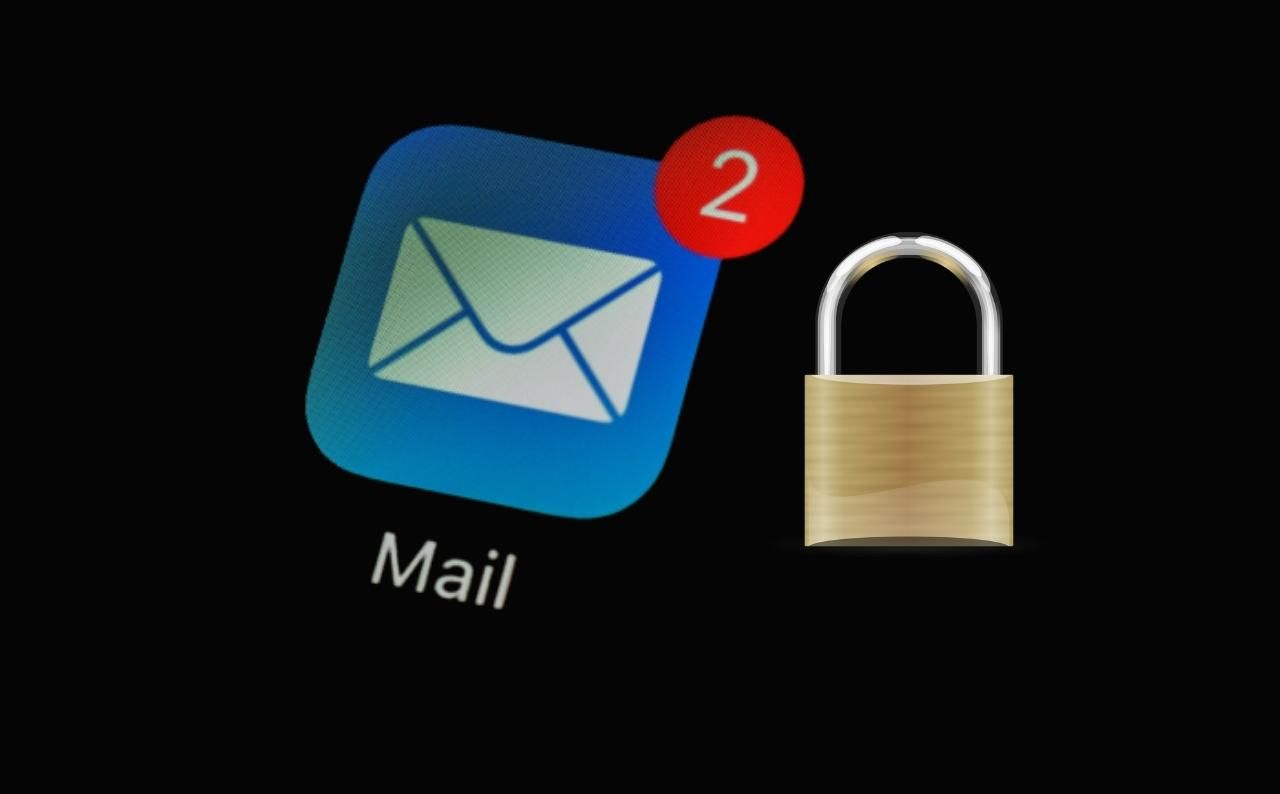 email locked app