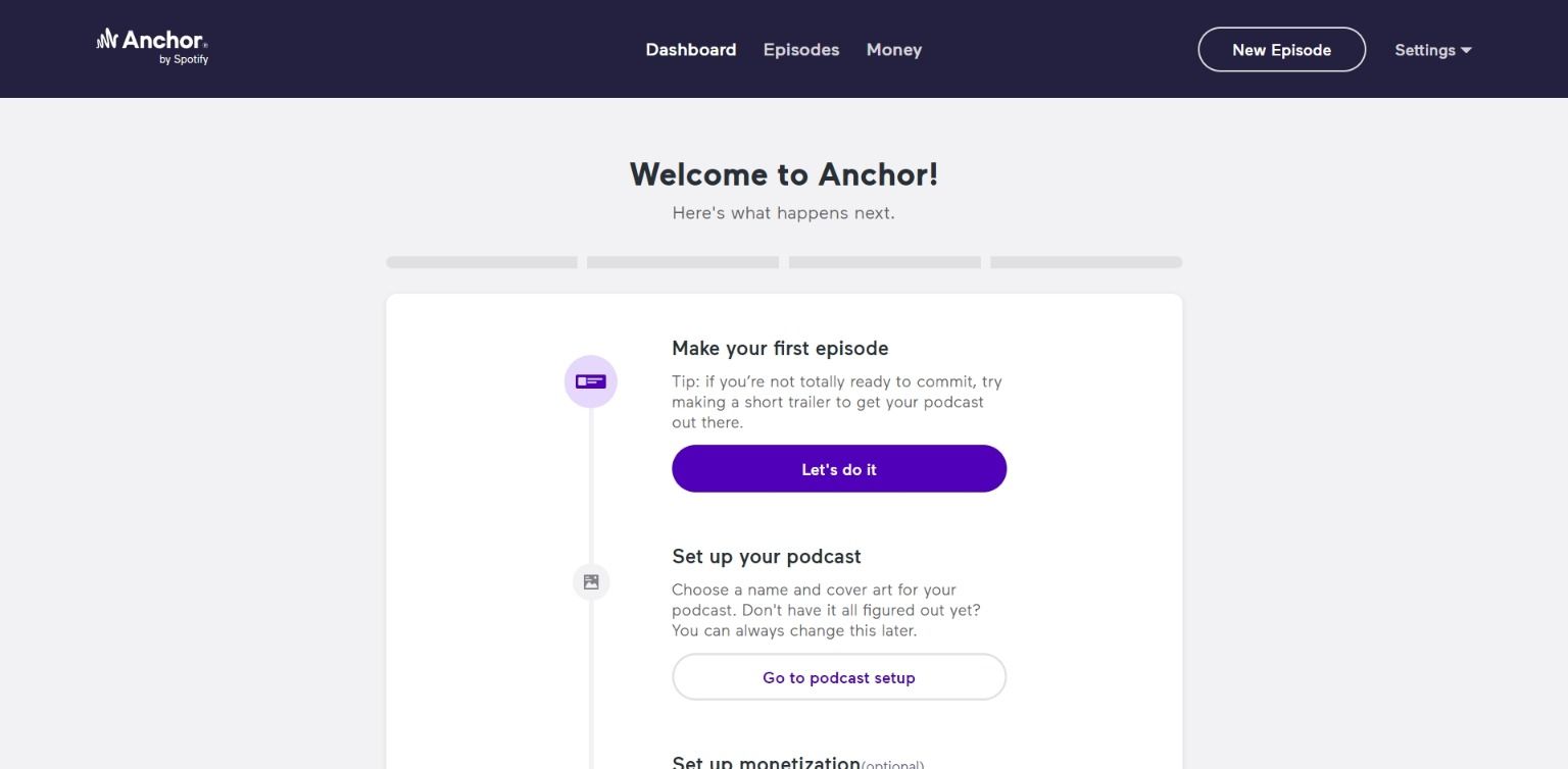 Anchor's let's do it option