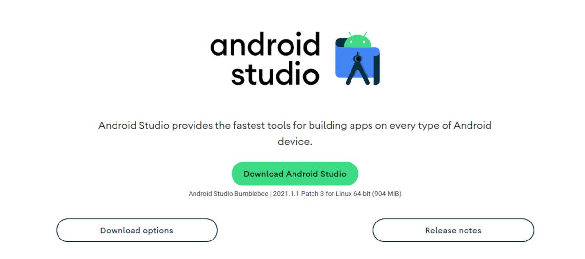 android studio download page
