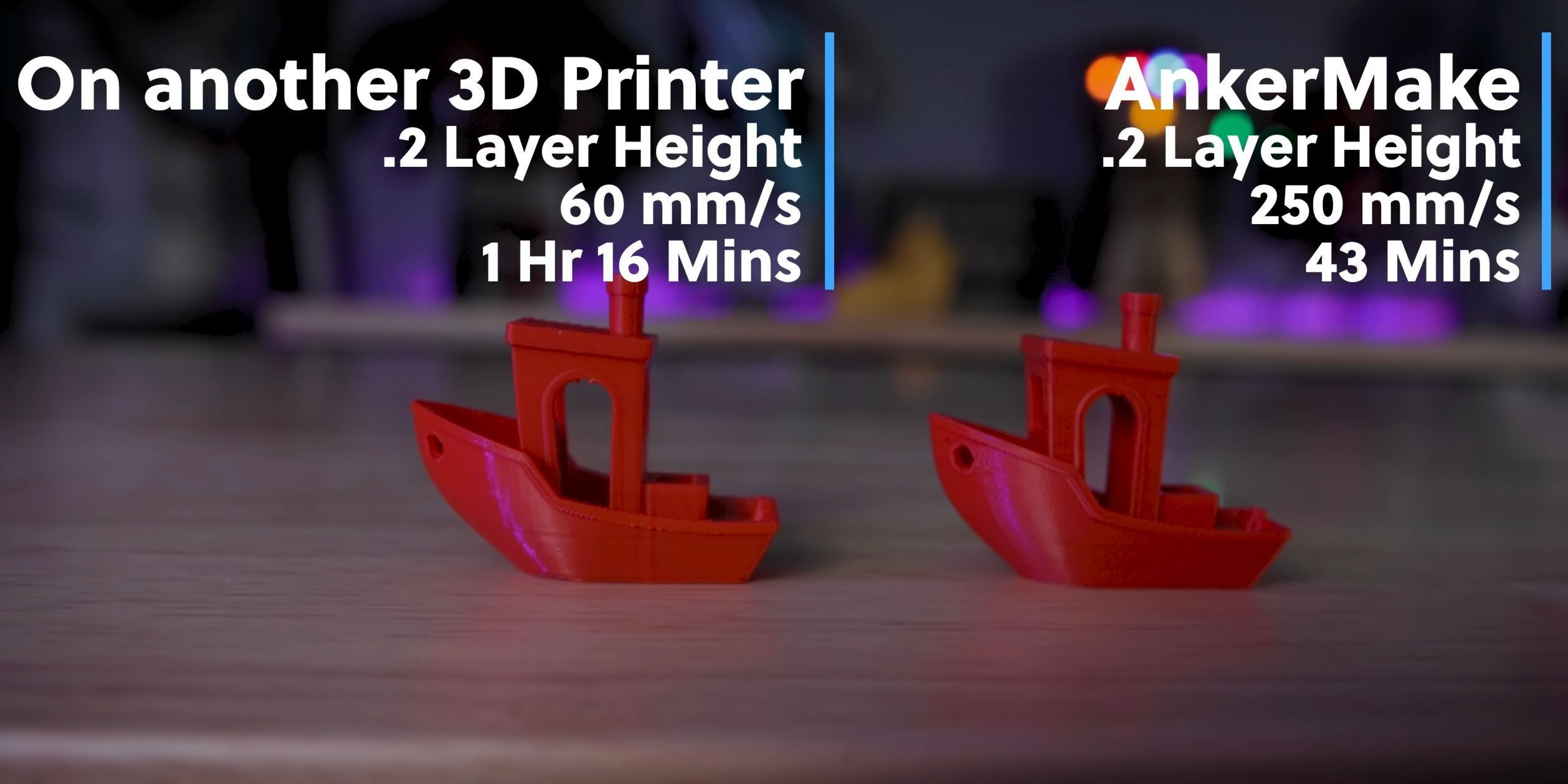 The AnkerMake M5 3D printer claims to be 5x faster than competitors.