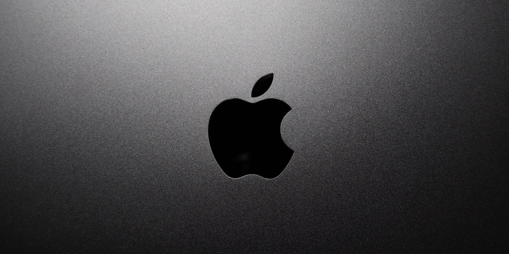 apple logo black and white