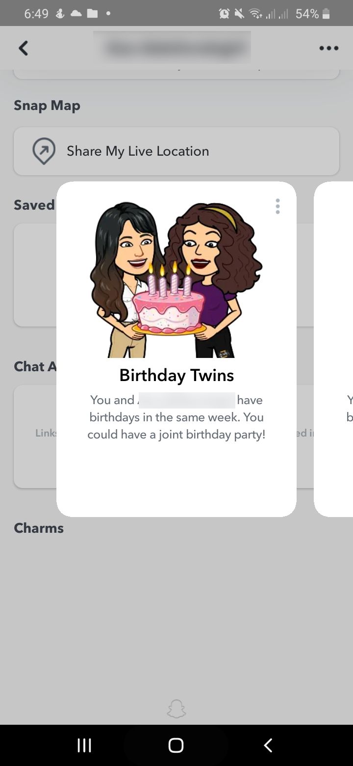 birthday twins on snapchat