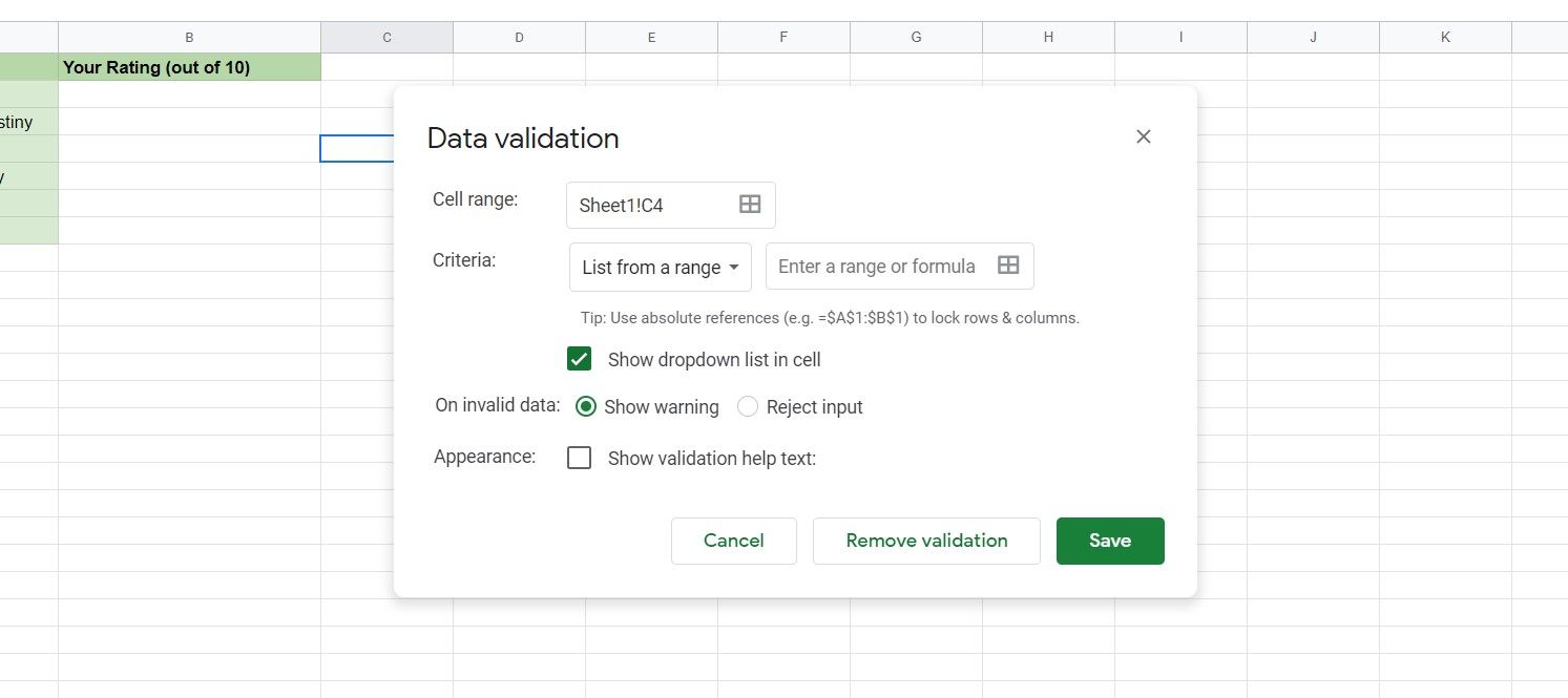 google-sheets-data-validation-dynamic-dropdown-down-a-column-that