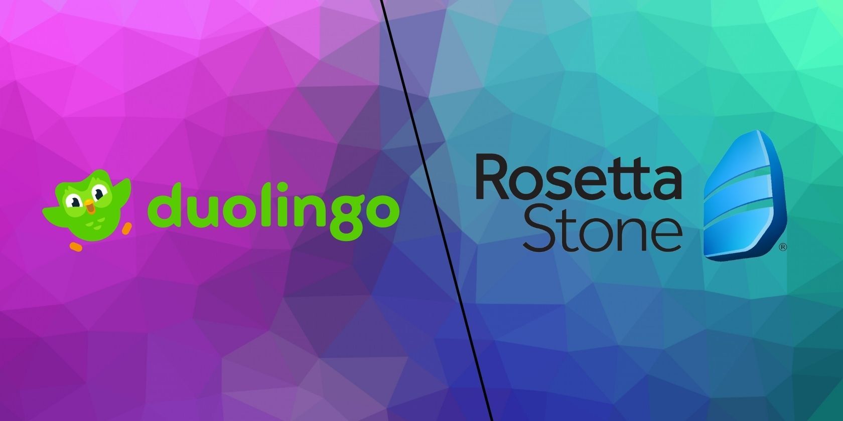 duolingo vs rosetta stone logos