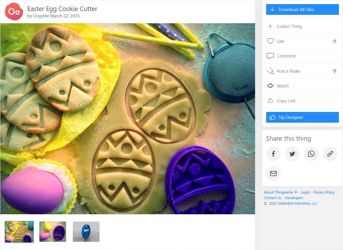 easter egg cookie cutter
