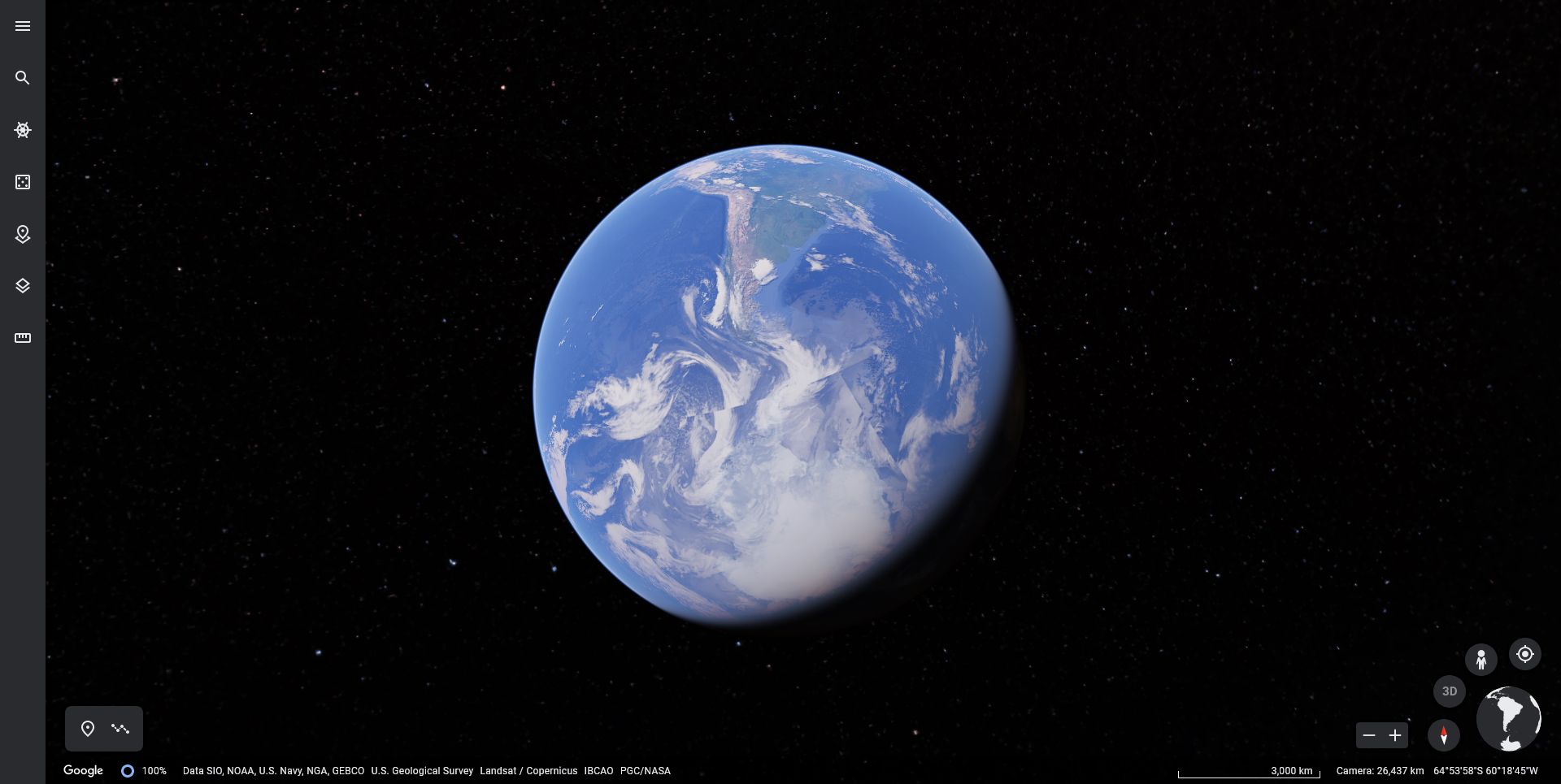 google earth on the web