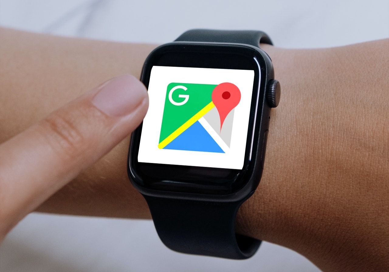 google maps logo on apple watch