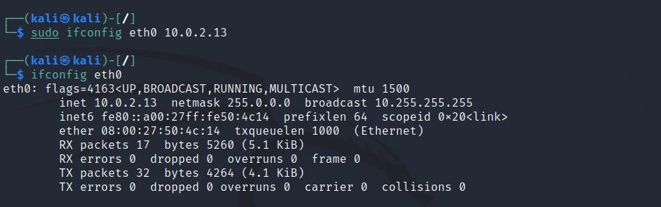 ifconfig-eth0-ip-change