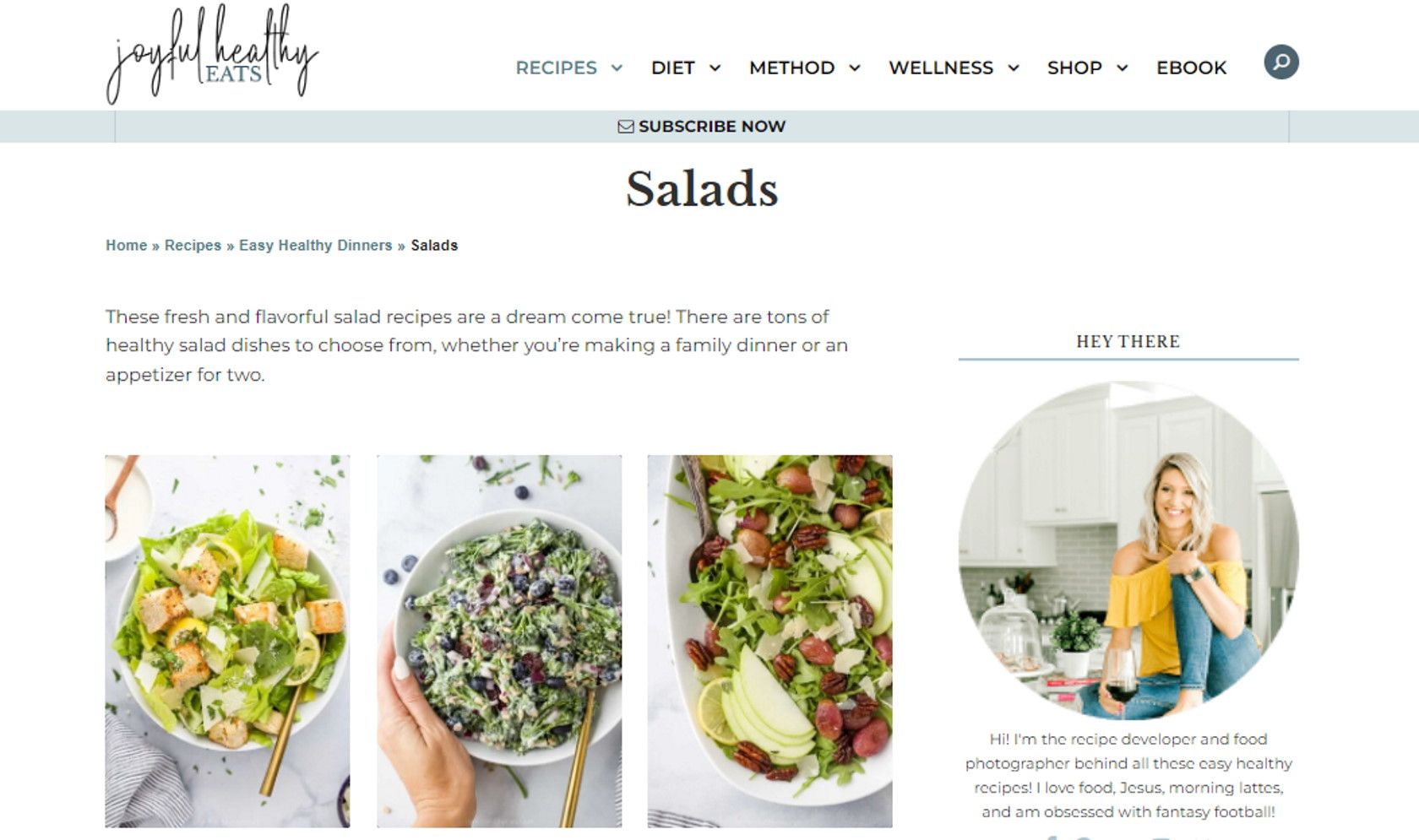 joyful healthy eats food blog